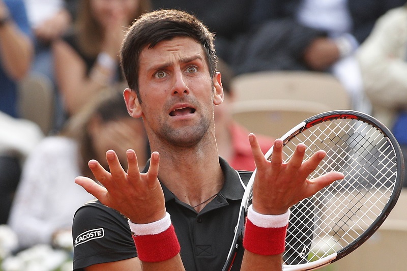 Novak Djokovič nezvládl zápas s Italem Cecchinatem a vypadl.