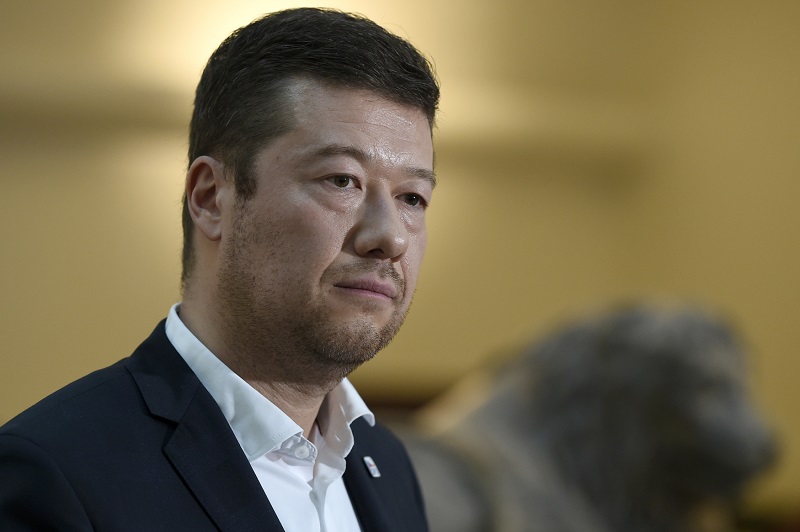 Předseda SPD Tomio Okamura.