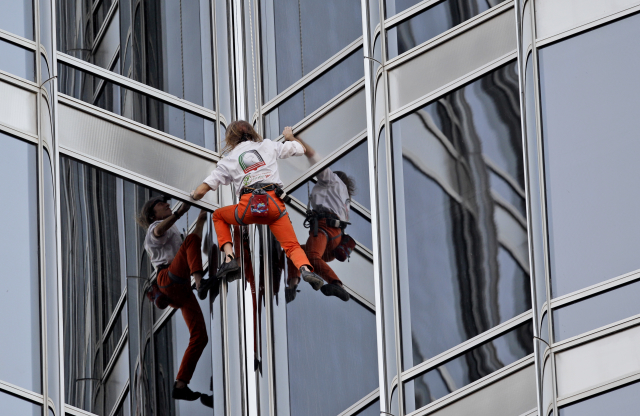 Pavoučí muž Alain Robert.