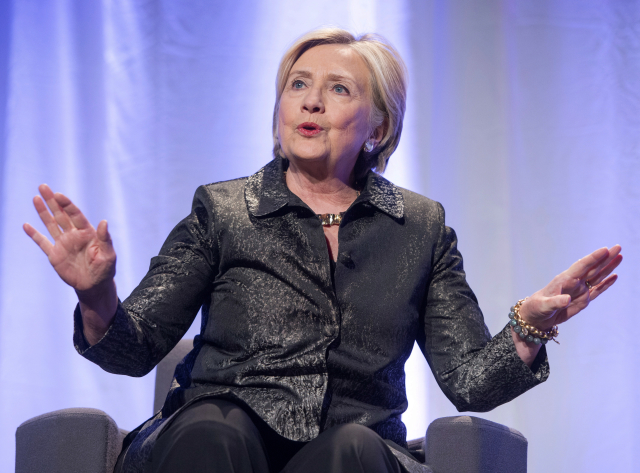Bývalá ministryně zahraničí Hillary Clintonová.