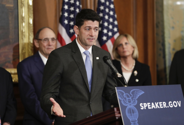 Předseda sněmovny reprezentantů Paul Ryan.