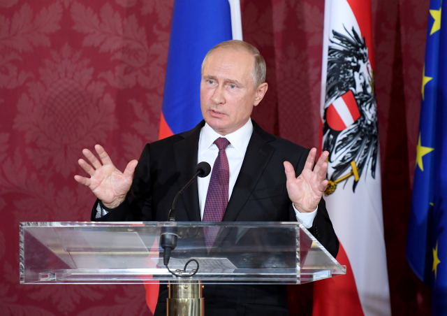 Ruský prezident Vladimír Putin.