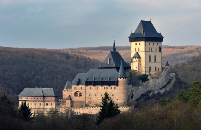 Hrad Karlštejn.