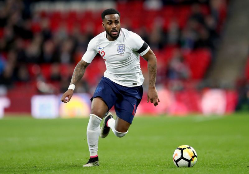 Anglický obránce Danny Rose. Anglický obránce Danny Rose.