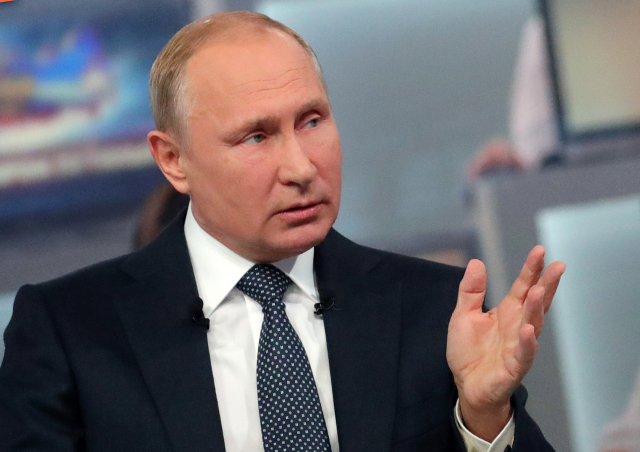 Ruský prezident Vladimír Putin. Ruský prezident Vladimír Putin.