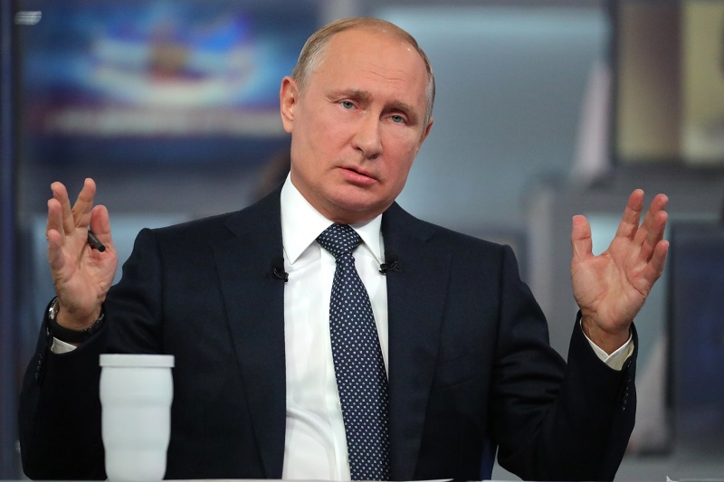 Ruský prezident Vladimir Putin. Ruský prezident Vladimir Putin.