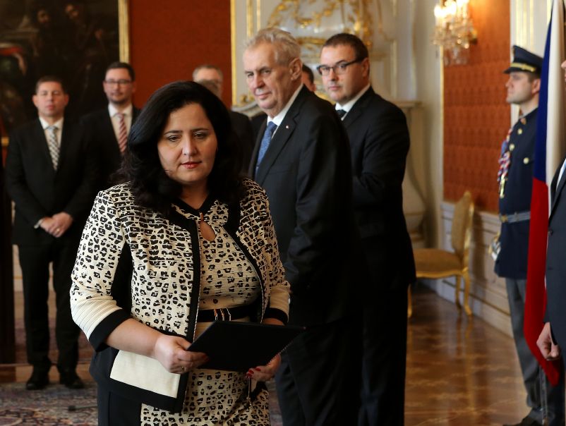 Ministryně práce a sociálních věcí Jaroslava Němcová.