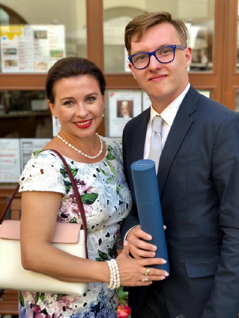 Dana Morávková se synem.