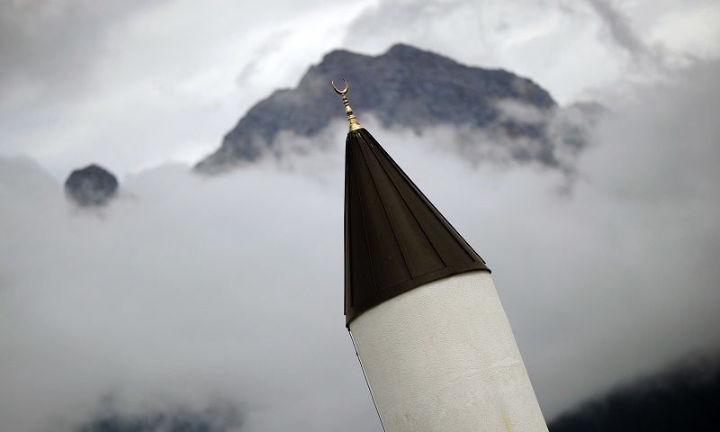 Mešita v rakouském Saafeldenu. Mešita v rakouském Saafeldenu.