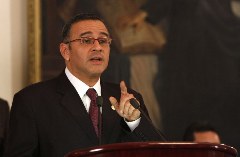 Bývalý prezident Mauricio Funes.