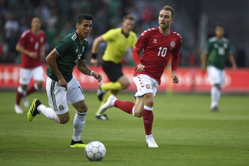 Christian Eriksen se proti Mexiku jednou střelecky prosadil. Christian Eriksen se proti Mexiku jednou střelecky prosadil.