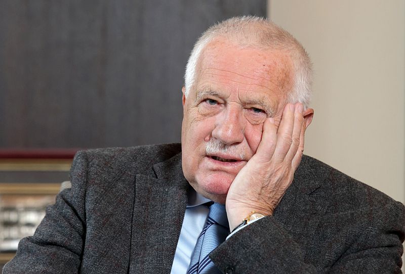 Bývalý český prezident Václav Klaus.