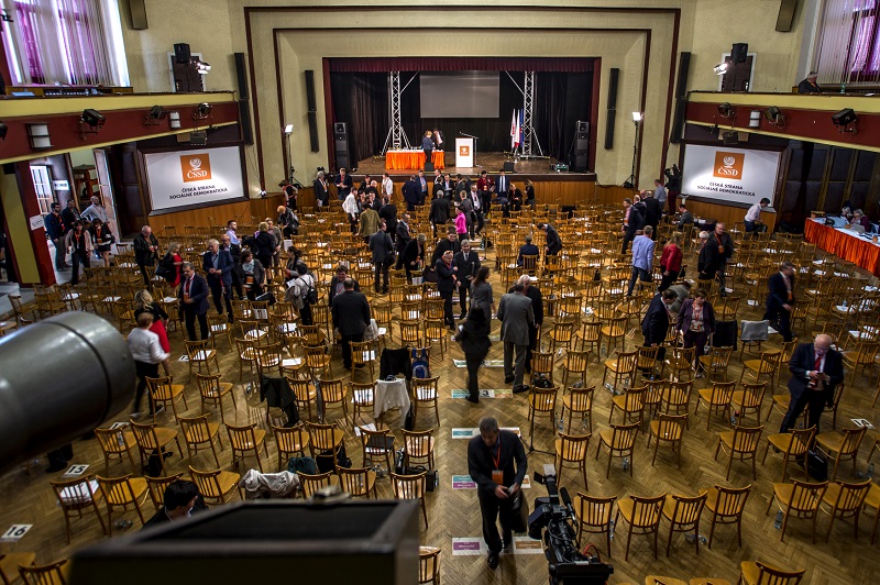 Kulturní dům na Střelnici, kde se uskutečnil sjezd ČSSD. Kulturní dům na Střelnici, kde se uskutečnil sjezd ČSSD.