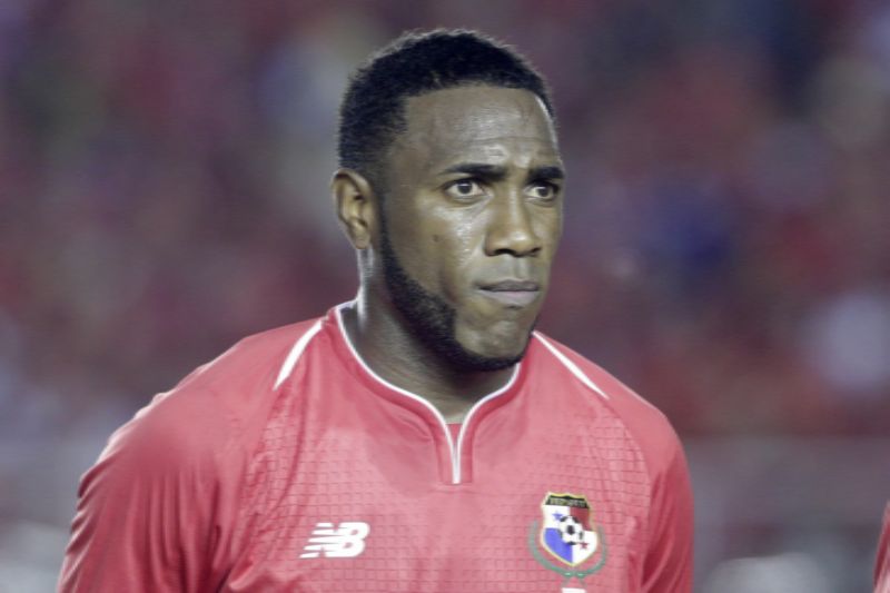 Panamský útočník Luis Tejada. Panamský útočník Luis Tejada.