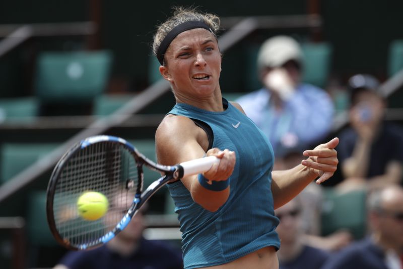 Sara Erraniová na letošním Roland Garros.
