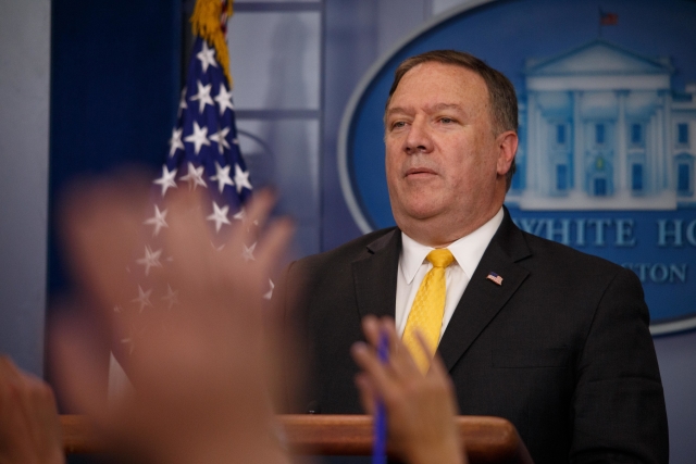 Americký ministr zahraničí Mike Pompeo.