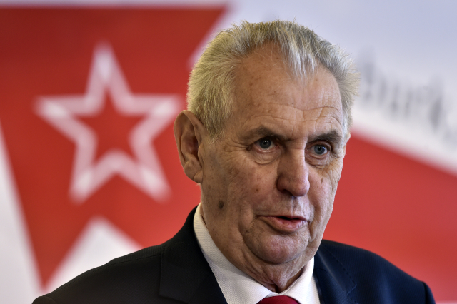 Prezident Miloš Zeman.