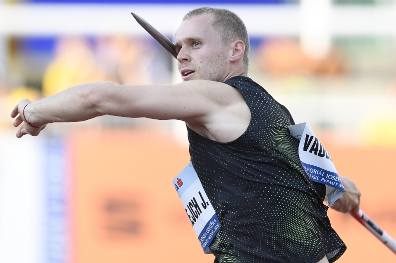 Oštěpař Jakub Vadlejch. 