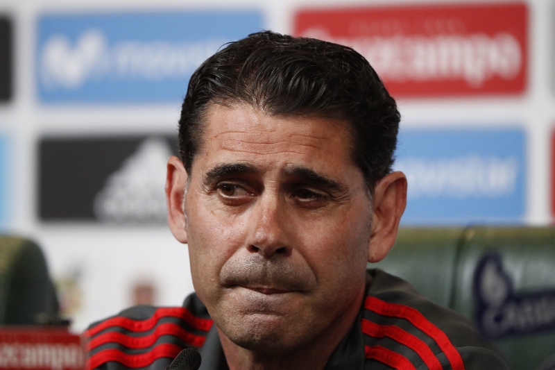 Nový trenér Španělska Fernando Hierro. 