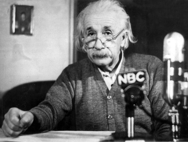 Albert Einstein.