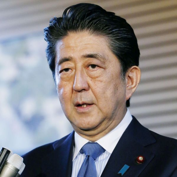 Japonský premiér Šinzó Abe.