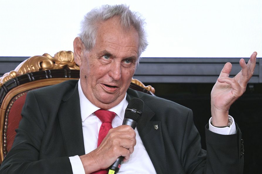 Prezident Miloš Zeman.