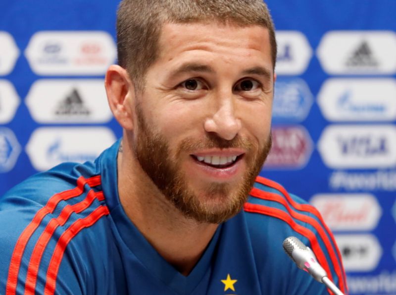 Sergio Ramos se naštval na tiskové konferenci.