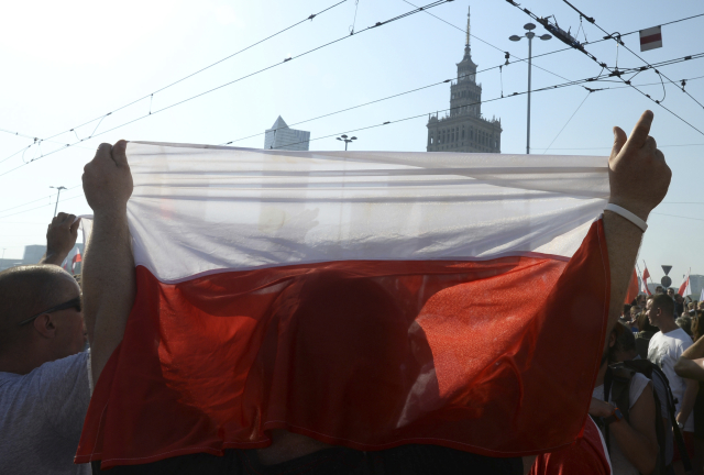 Protesty v Polsku. 