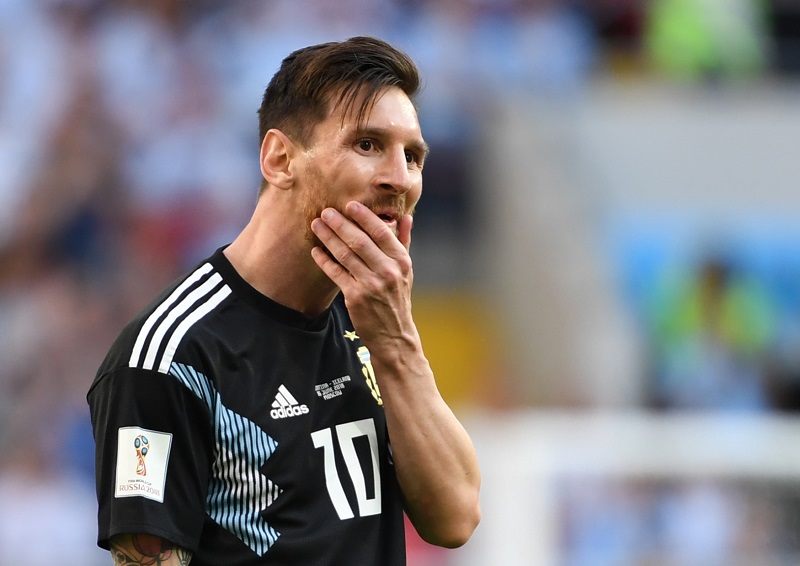 Lionel Messi nemůže být s výkonem Argentiny spokojený.