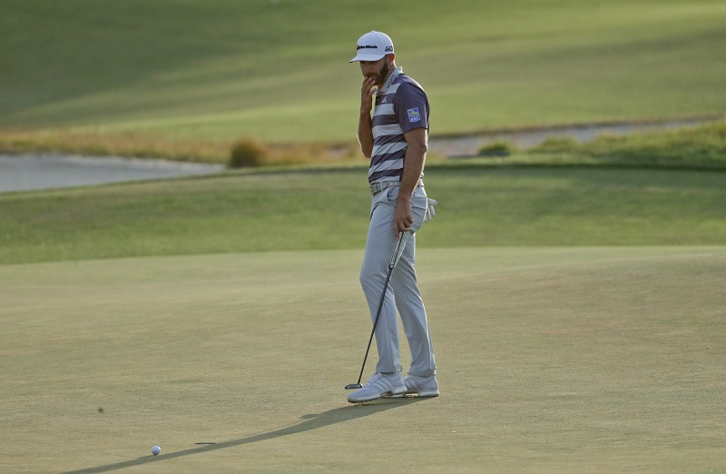 Dustin Johnson je jeden z lídrů letošního US Open.