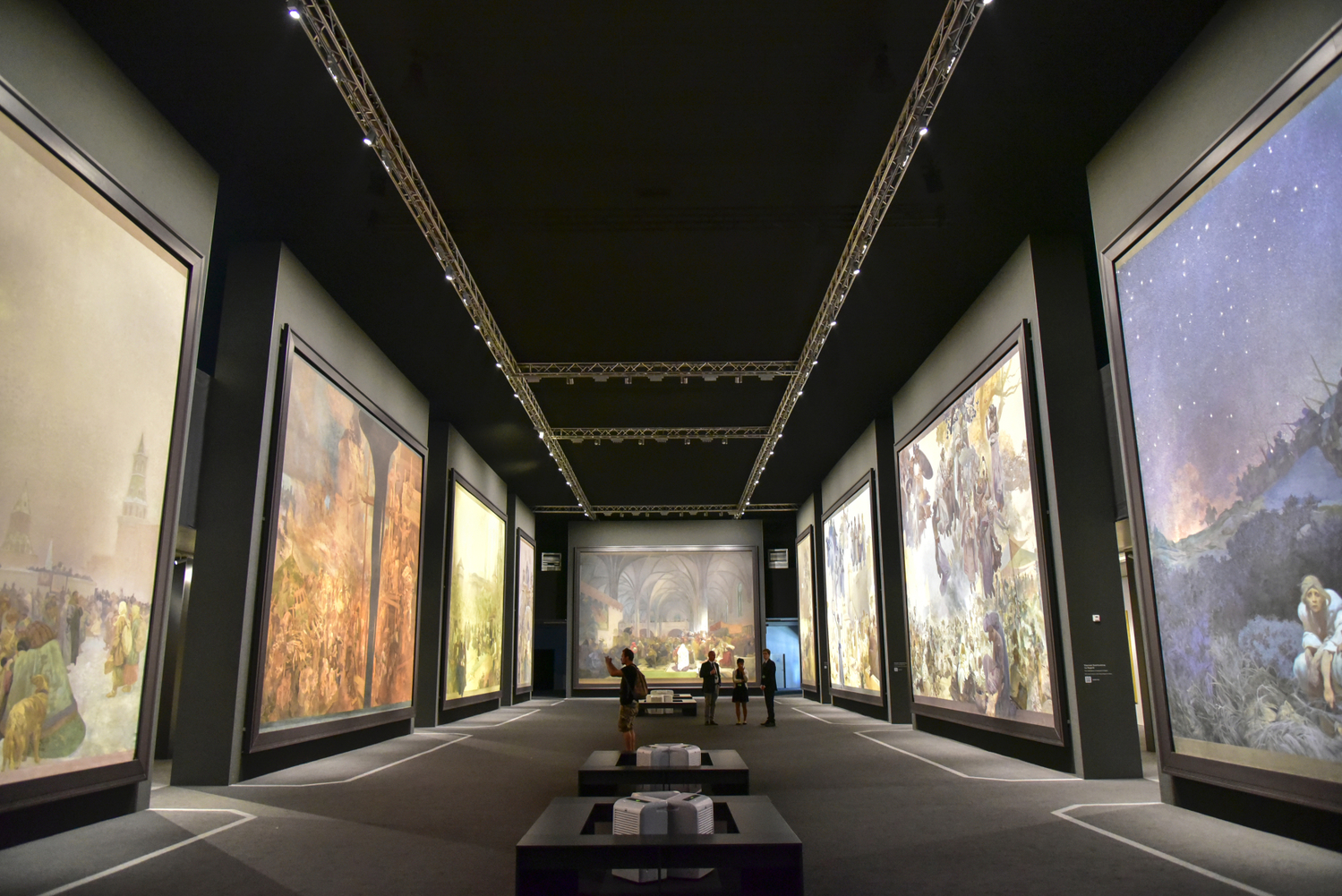 Součástí festivalu Re:publika byla i výstava Alfons Mucha: Dva světy.