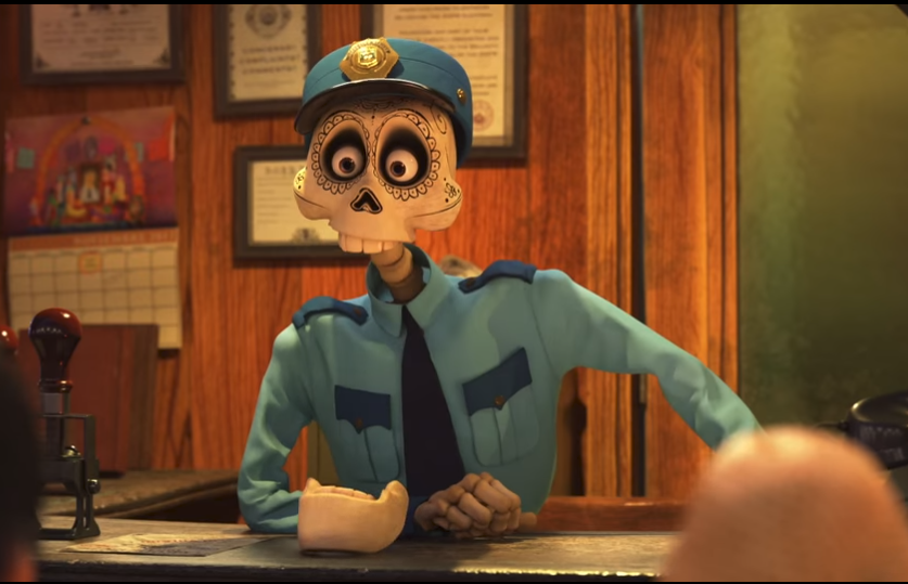 Snímek z filmu Coco.