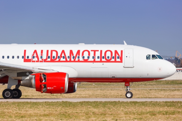 Letadlo společnosti Laudamotion.