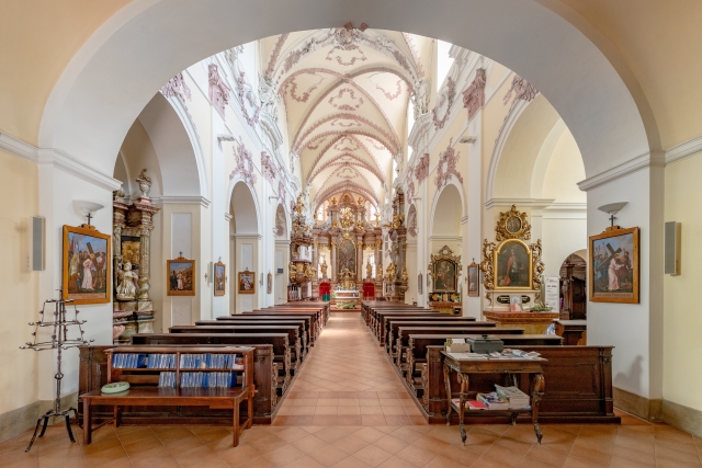 Děkanský kostel Všech svatých v Litoměřicích.