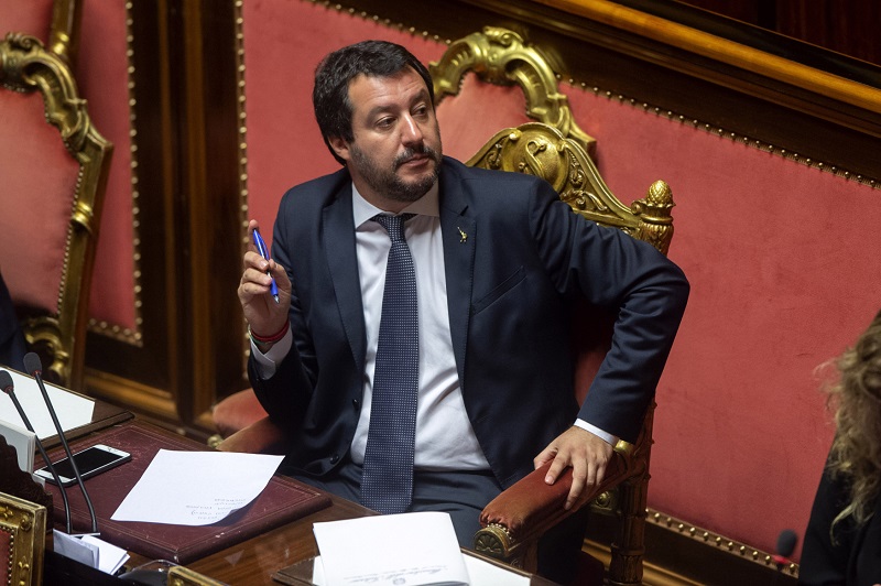 Italský ministr vnitra Matteo Salvini.