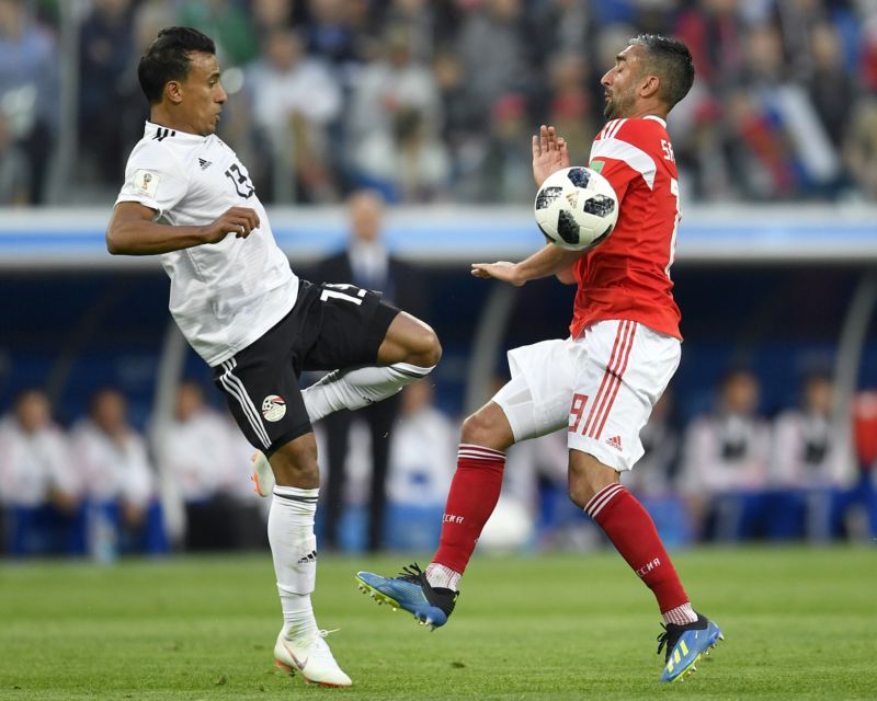Egypťané se v dalším zápase skupiny utkali s Ruskem. 
