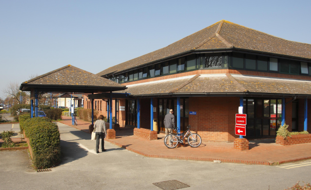 Nemocnice Gosport War Memorial Hospital v jihoanglickém hrabství Hampshire. Nemocnice Gosport War Memorial Hospital v jihoanglickém hrabství Hampshire.