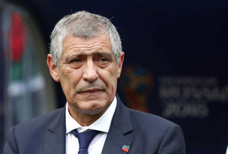 Portugalský trenér Fernando Santos. 