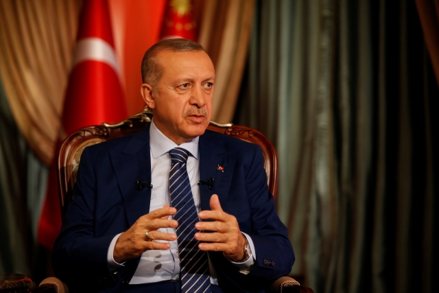 Prezident Turecka Tayyip Erdoğan.