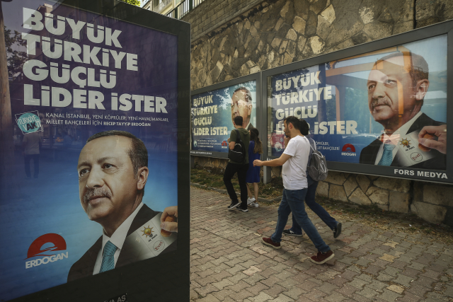 Erdoganova volební kampaň.