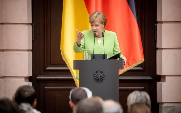 Německá kancléřka Angela Merkelová. Německá kancléřka Angela Merkelová.