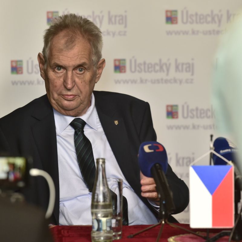 Prezident Miloš Zeman.
