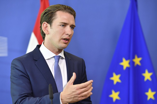 Sebastian Kurz, předseda Lidové strany v Rakousku.