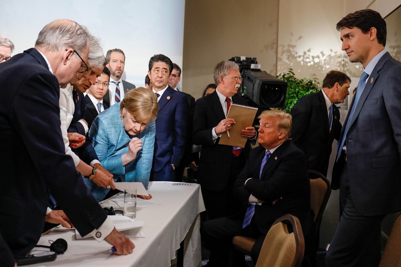 Jednání států G7 v Kanadě. 