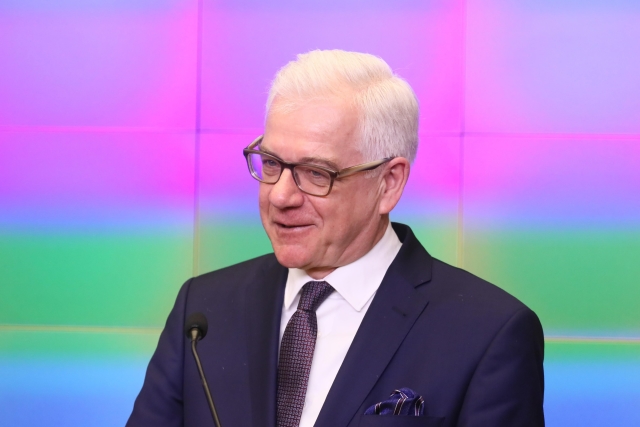 Ministr zahraničí Jacek Czaputowicz.