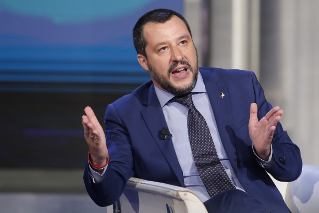 Italský ministr vnitra Matteo Salvini.