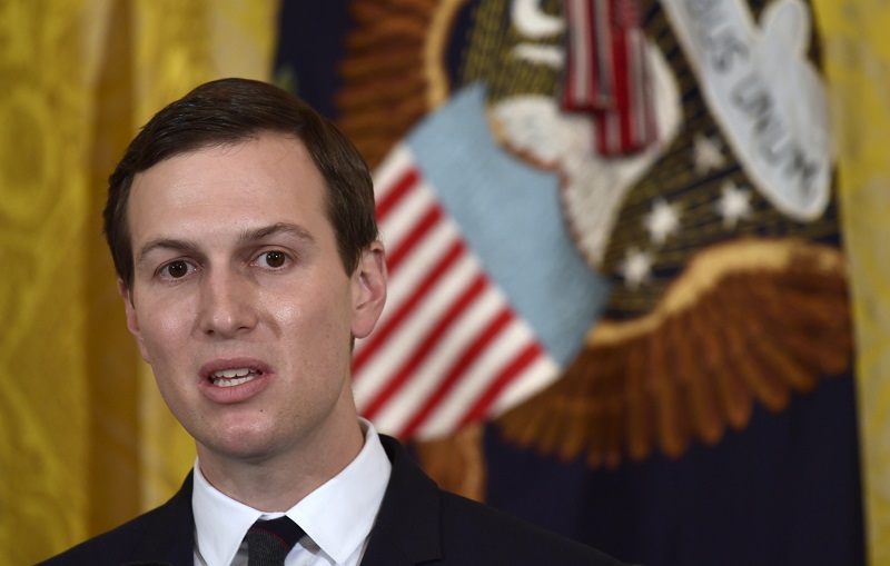 Prezidentův poradce a zeť Jared Kushner.