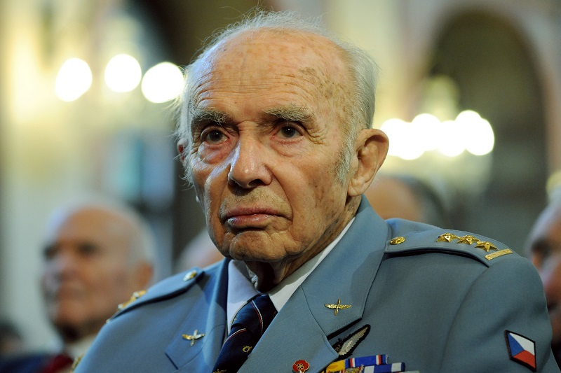 Veterán z druhé světové války Pavel Vranský.
