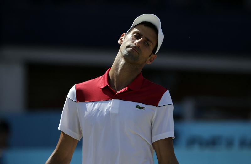 Tenista Novak Djokovič. 