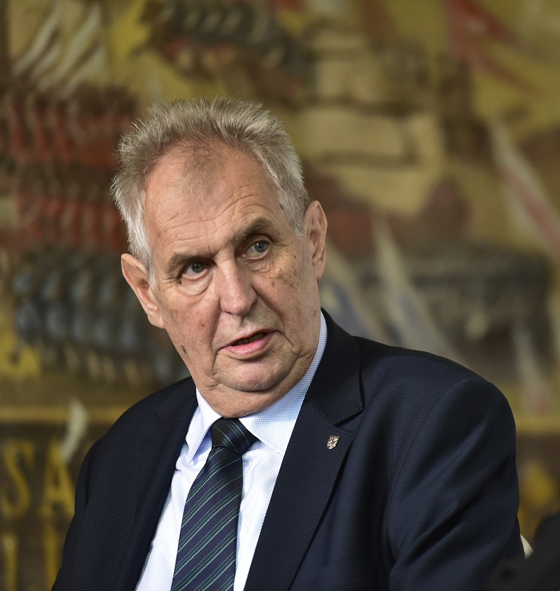 Prezident Miloš Zeman.